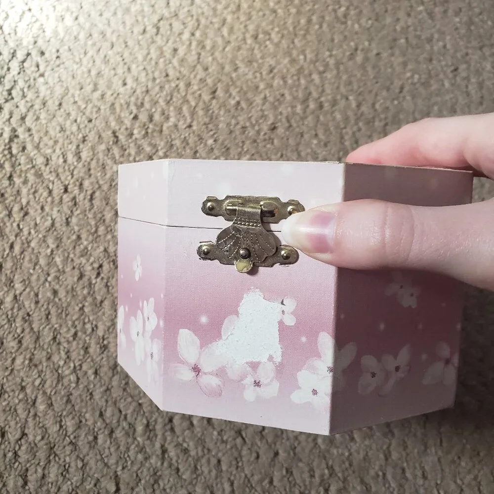 Y2k cherry blossom ballerina jewelry music box